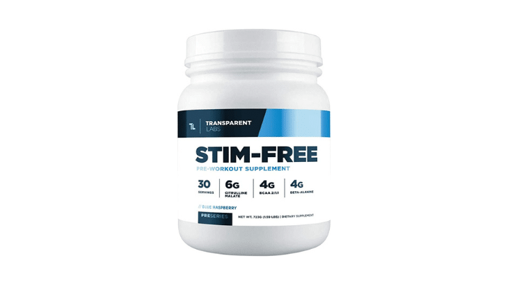 Best Pre-Workout for Runners - Transparent Labs Stim-Free Pre-Workout
